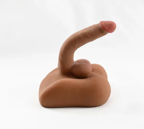 Vista 2 de Consolador Enorme y Grueso Torso de Muñeca Sexual para Masturbación Femenina, Consolador Largo Flexible de TPE Torso para Hombre, Masturbador