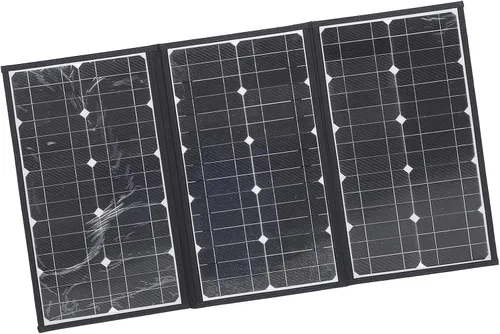 Vista 3 de Generic 200W Flexible Foldable Solar Panel Charger for RV Car Boat, Water Portable Solar Panel for Outdoor Activities