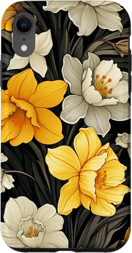 Vista 25 de Daffodil Flower Pattern Modern Floral Case for iPhone 17