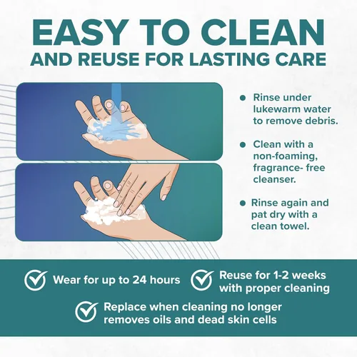 Vista 7 de EpiDerm - Hojas pequeñas de silicona para cicatrices, reutilizables, 2 x 2.5 pulgadas, 1 par, natural Soft Flexible Silicone Scar Patches for