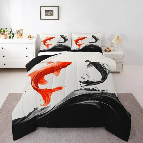 Vista 22 de Juego de edredón de mariposa morada tamaño individual para niñas y niños, ropa de cama rosa degradado, relleno de edredón de mariposa de ensueño