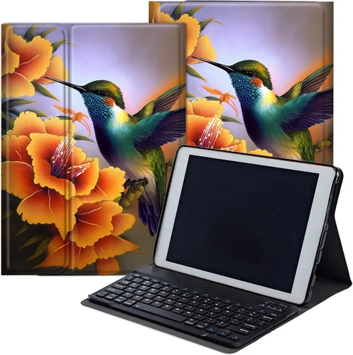 Vista 9 de DEGDFSGR Funda para Samsung Galaxy Tab A8 10.5 con teclado, teclado inalámbrico desmontable cierre magnético, funda protectora para Samsung Tab A8