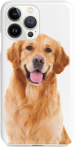 Vista 10 de Inspired Cases - Compatible con iPhone Xs Max - Funda protectora con textura 3D para Apple iPhone Xs Max - Golden Retriever