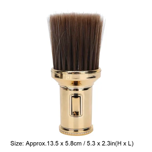Vista 7 de Cepillo de plumero de cuello de peluquería, cepillo multifuncional para barrer de cabello roto cepillo de plumero para el cuello, cepillo de afeitar