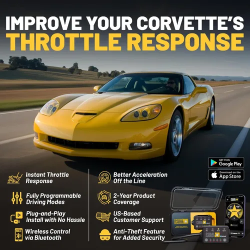 Vista 2 de PEDAL COMMANDER Controlador de respuesta del acelerador para Chevrolet Corvette C6 2006-2013 Compatible con: Base, 427, Grand Sport, Z06, ZR1