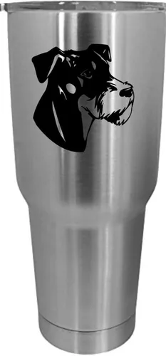 Vista 506 de Cairn Terrier - Vaso grabado con temática de perro, 30 onzas