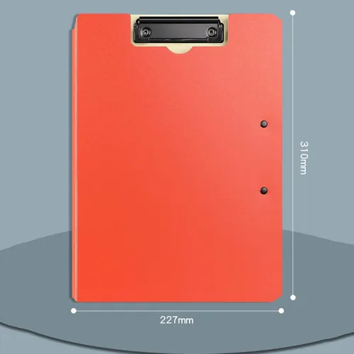 Vista 2 de Carpeta de archivos, 2 unidades, portapapeles plegable, A4, clip de firma de contrato, organizador de documentos multifuncional, carpeta