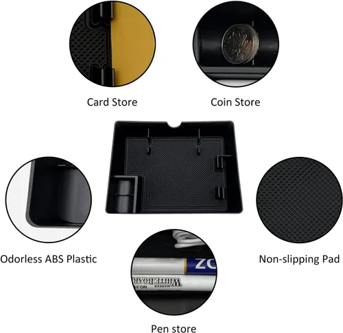 Vista 6 de Compatible con Ford F150 Expedition Accessories Dash Center Console Table Bandeja de almacenamiento para F150 (2015-2020) y Expedition