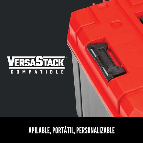 Vista 3 de CRAFTSMAN VERSASTACK Caja de herramientas profunda, con cerradura, de 17 pulgadas (CMST17825)