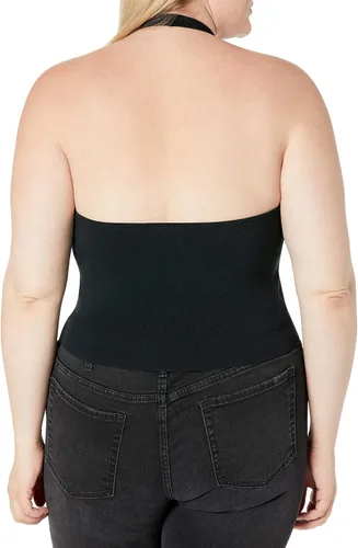 Vista 7 de The Drop Greta - Suéter ajustado con cuello cuadrado para mujer