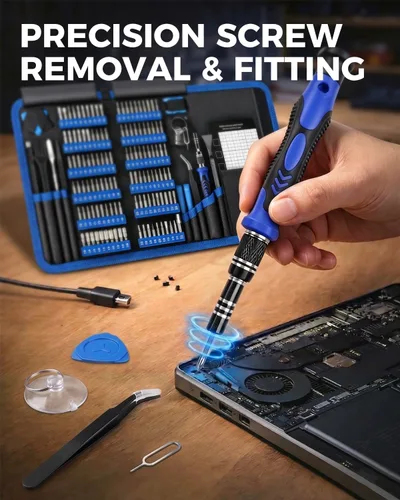 Vista 7 de PC Building Tool Kit 140-IN-1: Computer Tool Kit for Repair & Assembly