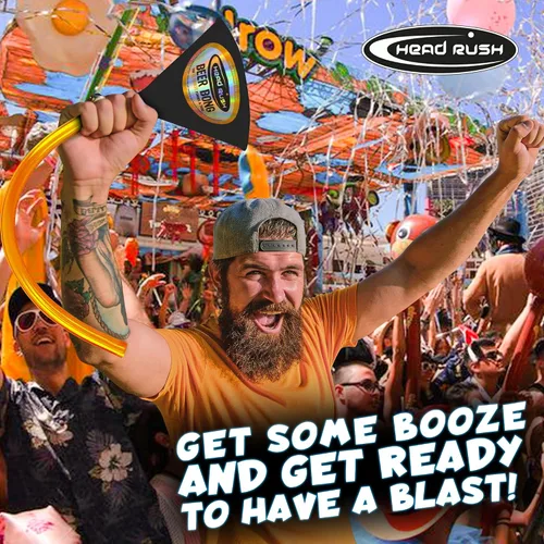 Vista 2 de Head Rush Flamingo Bird Bong - Embudo de cerveza de forma única, embudo de bebida multiusos, artículos esenciales de fiesta para adultos, accesorios