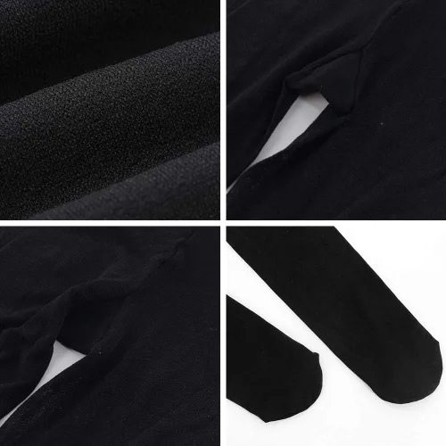 Vista 6 de MANZI 2 Pairs Control Top Tights for Women 70D High Waisted Opaque Tights