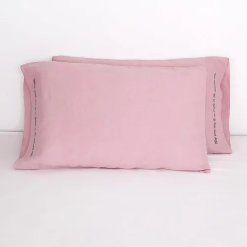 Vista 28 de Linen World - Juego de 2 fundas de almohada de lino francés, fundas de almohada que absorben la humedad lavadas a la piedra
