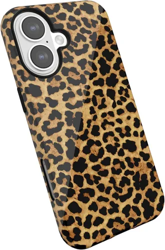 Vista 65 de LoeoeL para iPhone 11 Funda con Estampado de Guepardo, Funda de Teléfono con Patrón de Leopardo para Mujeres y Niñas, Funda de Plástico Duro delgada