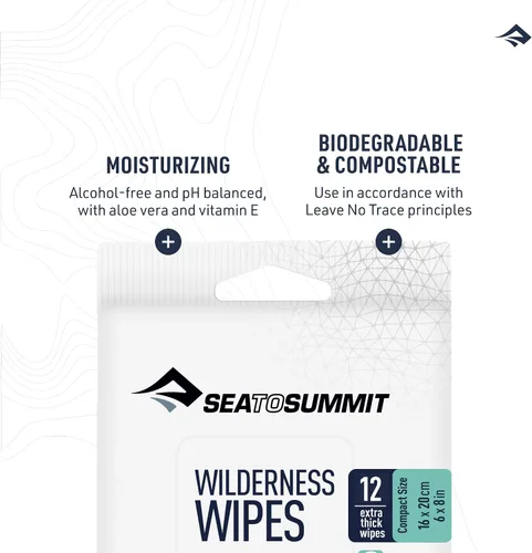 Vista 6 de Sea to Summit Toallitas de ducha sin enjuague Wilderness Wipes
