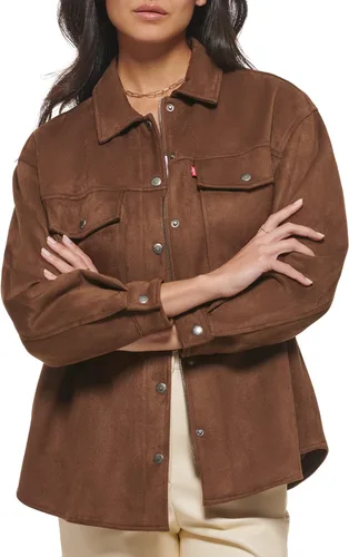 Vista 3 de Levi's Chaqueta de gamuza sintética suave para mujer