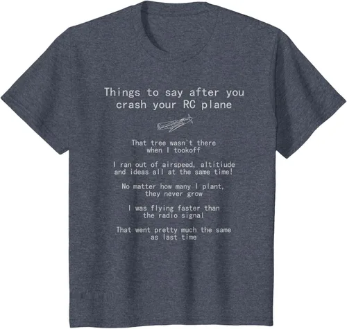 Vista 60 de Cosas que decir cuando te estrellas con tu camiseta RC Plane hobby