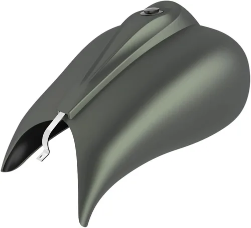 Vista 13 de Cubiertas de tanque estiradas con consola de tablero y tapa de tanque de combustible, cubiertas de combustible de galón para Harley Touring Whisky