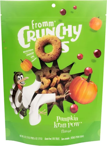 Vista 32 de Fromm Crunchy Os Bacon Blasters - Golosinas para perros con sabor a tocino, golosinas crujientes prémium para perros, receta de tocino, 6 onzas