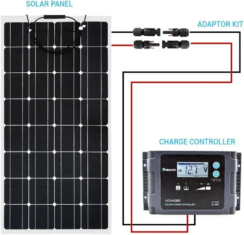 Vista 5 de Renogy Cable de extensión de adaptador solar de 10 pies y 10 AWG, conector