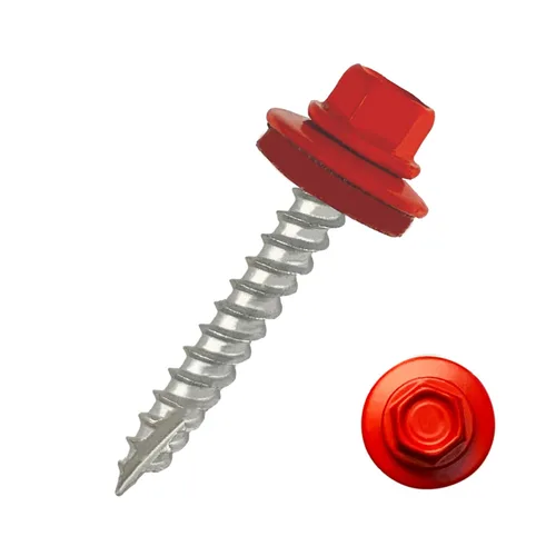 Vista 11 de EAGLE 1 Tornillos para Techos de Metal #10 - Tornillos Autorroscantes con Cabeza Hexagonal Pintada y Arandela de Goma EDPM para Metal a Madera