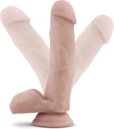 Vista 5 de Blush Coverboy - The Pool Boy - Consolador realista de 7 pulgadas - Base de ventosa para jugar manos libres - Juguete sexual para adultos