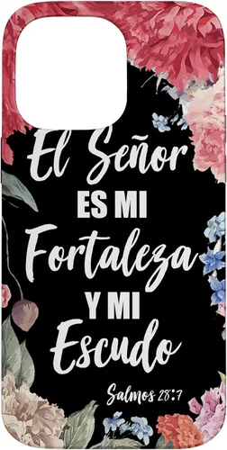 Vista 21 de El Señor ES Mi Fortaleza - Funda con versículo bíblico cristiano español para iPhone 17