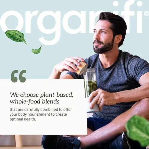Vista 7 de Organifi Daily Greens - Nutrición y apoyo diarios - Polvo de verduras para energía, digestión e inmunidad, 30 porciones