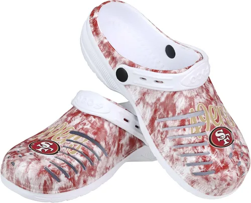 Vista 30 de FOCO NFL Womens NFL Team Logo Cloudie Garden Water Sandals Shoes Slipper Clogs with Strap