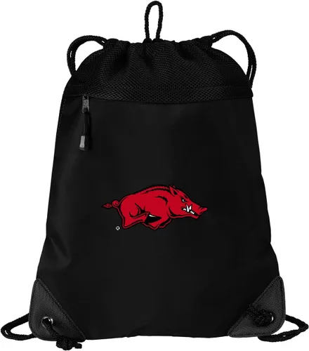 Vista 49 de Texas A&M Aggies Bolsa con cordón Texas A&M Cinch Pack Mochila Malla y Microfibra, Multi, Tamaño único, Viajar