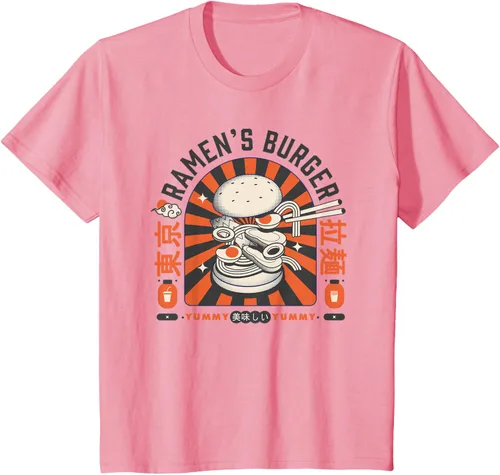 Vista 17 de Ramen's Burger Japan Art Anime Ramen Japon Pop Style Vintage Camiseta, gris, S Gris Oscuro