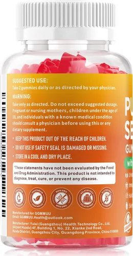 Vista 9 de Gomitas de aceite de semilla de calabaza con palma enana, suplemento de aceite de semilla de calabaza sin azúcar para el crecimiento del cabello