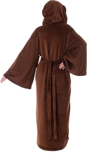 Vista 2 de INTIMO Star Wars Obi-Wan Kenobi Jedi - Bata de baño de forro polar para hombre y mujer