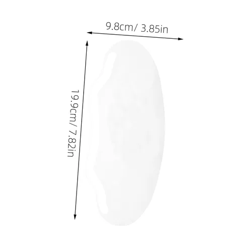 Vista 2 de Beavorty 50 piezas de protector de ojos para corte de cabello, protector de maquillaje transparente para salón de belleza, uso doméstico, fácil