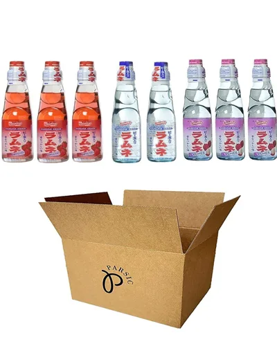 Vista 6 de RAMUNE - Refresco japonés variedad, paquete de 8, 6.76 onzas líquidas cada uno (arándano, uva, naranja, lichi (2 de cada uno))