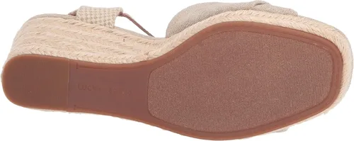 Vista 4 de Lucky Brand Sandalia de cuña macramimay para mujer