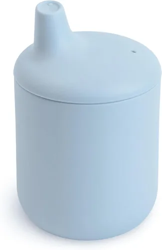 Vista 9 de Mushie - Taza de silicona 100% para bebé 6 meses+ (rosado)