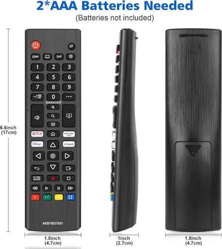 Vista 2 de 2 piezas universal para LG TV mando a distancia de reemplazo para LG mando a distancia universal para Smart TV