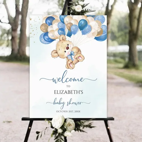 Vista 7 de Letrero de bienvenida con texto en inglés «We Can Bearly Wait Baby Show» («We Can Bearly Wait Baby Show»)