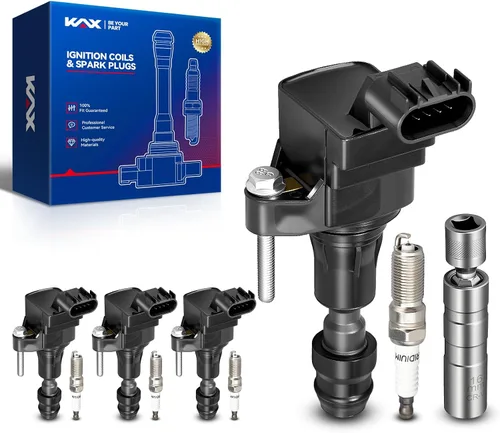Vista 128 de Bobina de encendido KAX UF434 1 paquete Compatible con Impala, Equinox, G6, Malibu, Silverado 1500, Uplander, Torrent, Lucerne, Express 1500, Sierra