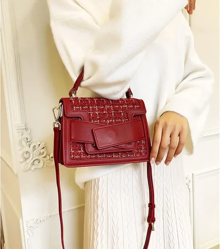 Vista 2 de LL LOPPOP Bolso cruzado pequeño con clase, bolsos de mano superior para mujer, bolsos con asa