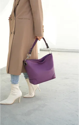 Vista 4 de MKF Collection Mia K - Bolso Hobo para mujer, de piel vegana, bolso de hombro holgado, bolso con asa superior