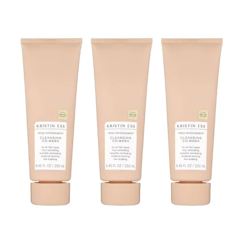 Vista 9 de Kristin Ess Hair Frizz Management Cleansing Co Wash para cabello rizado + control del encrespamiento, acondicionador hidratante, limpiador, sin