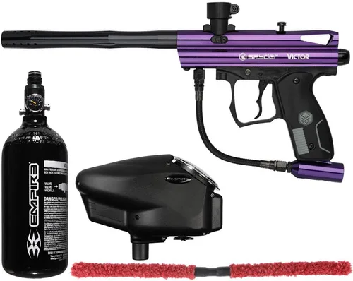 Vista 11 de Action Village Kit de pistola de paintball Kingman Spyder Victor Core