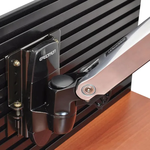 Vista 3 de Ergotron Soporte Slatwall - Complemento para brazos de monitor montados en la pared
