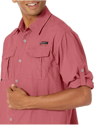 Vista 4 de Little Donkey Andy Camisa de manga corta para hombre, con protección UV UPF 50+, transpirable y de secado rápido