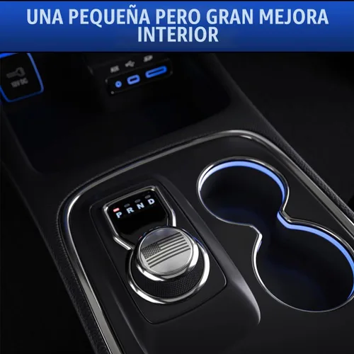 Vista 2 de Insignia de perilla de palanca de cambios de acero inoxidable para accesorios Ram 1500 2013-2020 también se adapta a Rebel. Placa de ajuste