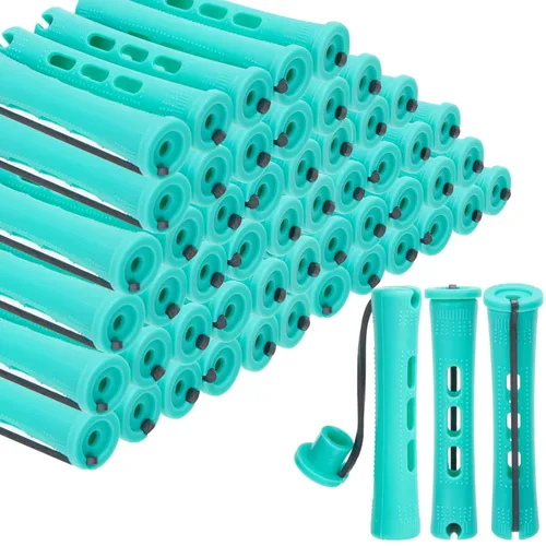 Vista 9 de WILLBOND 60 Piezas Varillas Cortas para Permanente Varillas para Permanente de Cabello Natural con Banda de Goma Elástica Kit de Ondas Frías