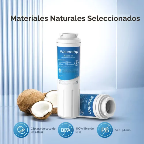 Vista 7 de Waterdrop Filtro de agua para refrigerador UKF8001 4, paquete de 3